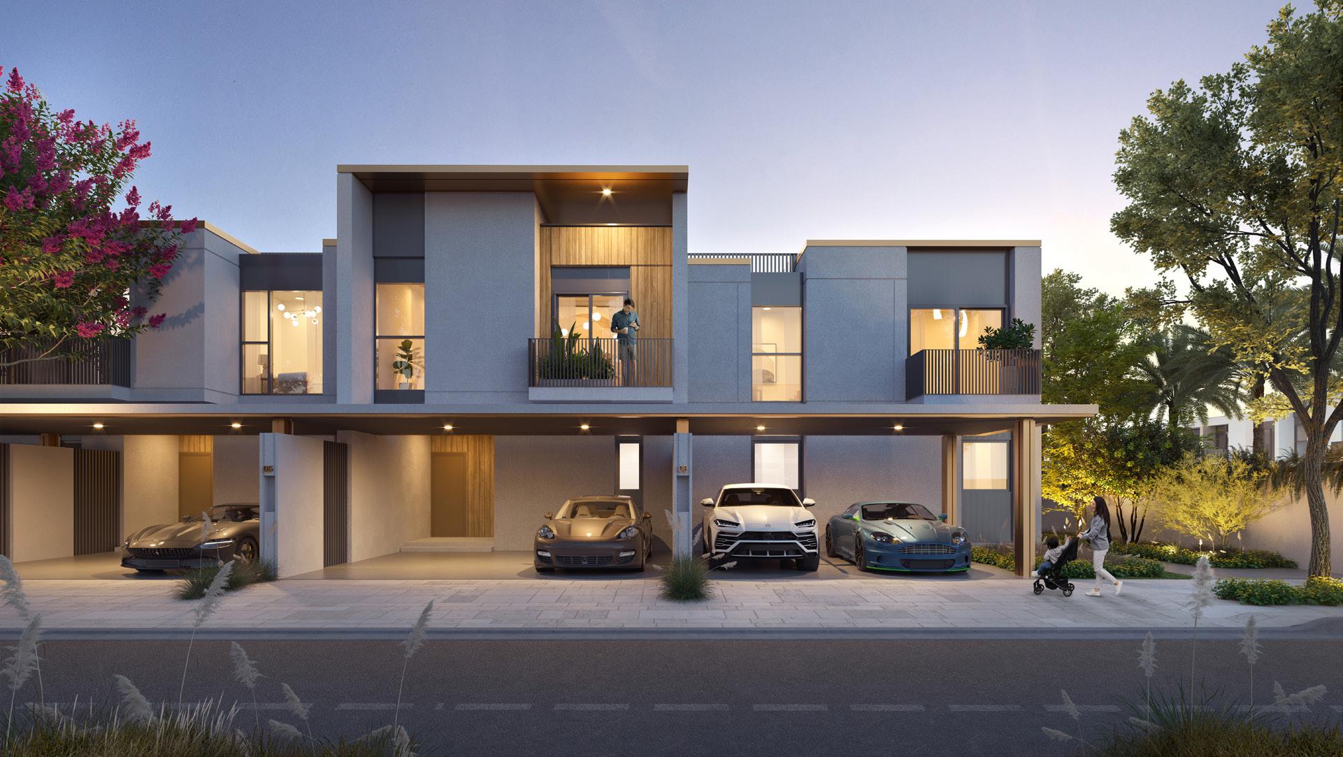 Raya Modern townhouse façade